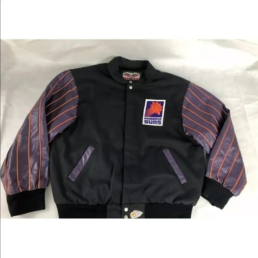 NBA Phoenix suns Jeff Hamilton varsity bomber vintage Kevin Durant bulls la